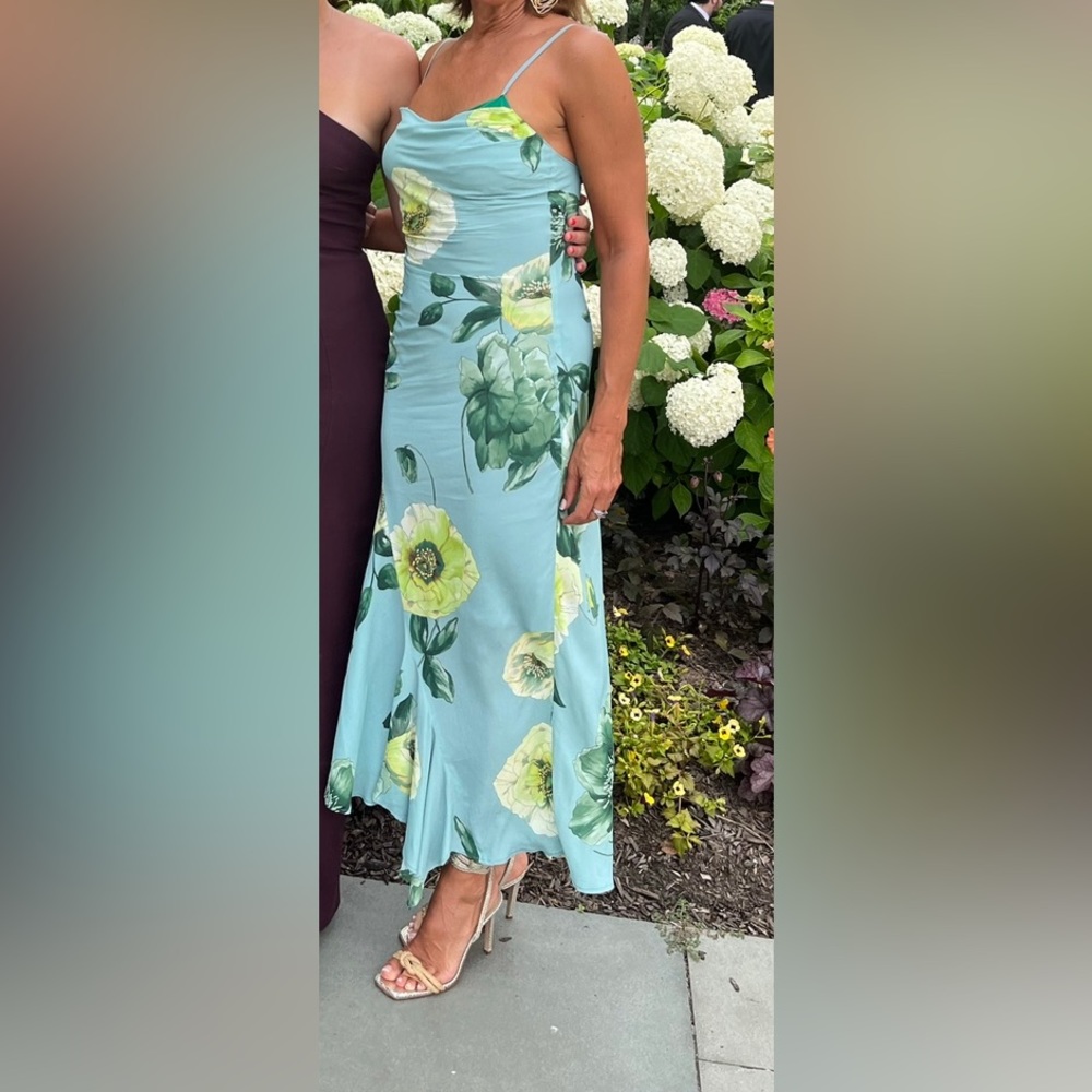 Pinko blue floral dress